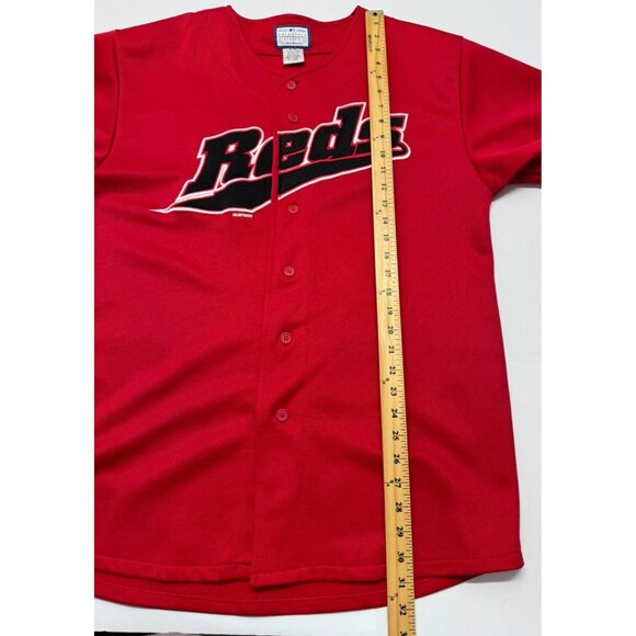 Vintage Cincinnati Reds Jersey Adult Size Medium MLB Stitched Embroidered Logo - Picture 10 of 11
